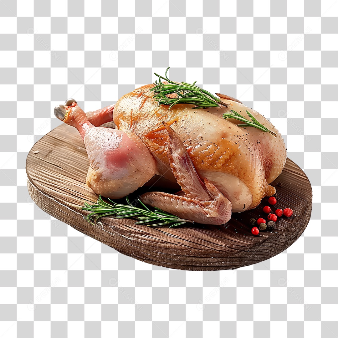 Frango Resfriado Congelado Inteiro PNG Transparente
