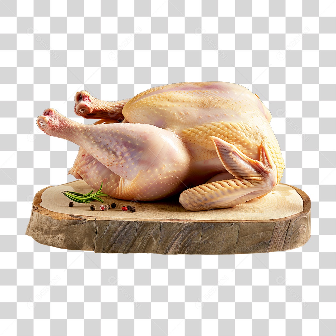 Frango Resfriado Congelado Inteiro PNG Transparente