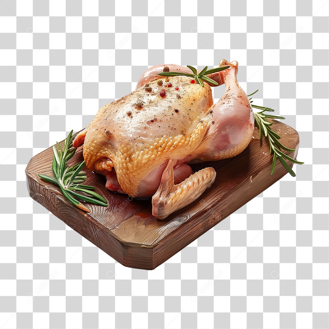 Frango Resfriado Congelado Inteiro PNG Transparente