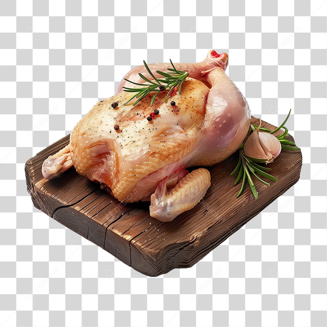 Frango Resfriado Congelado Inteiro PNG Transparente