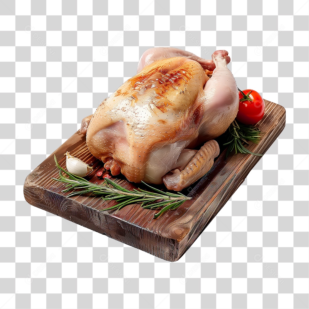 Frango Resfriado Congelado Inteiro PNG Transparente