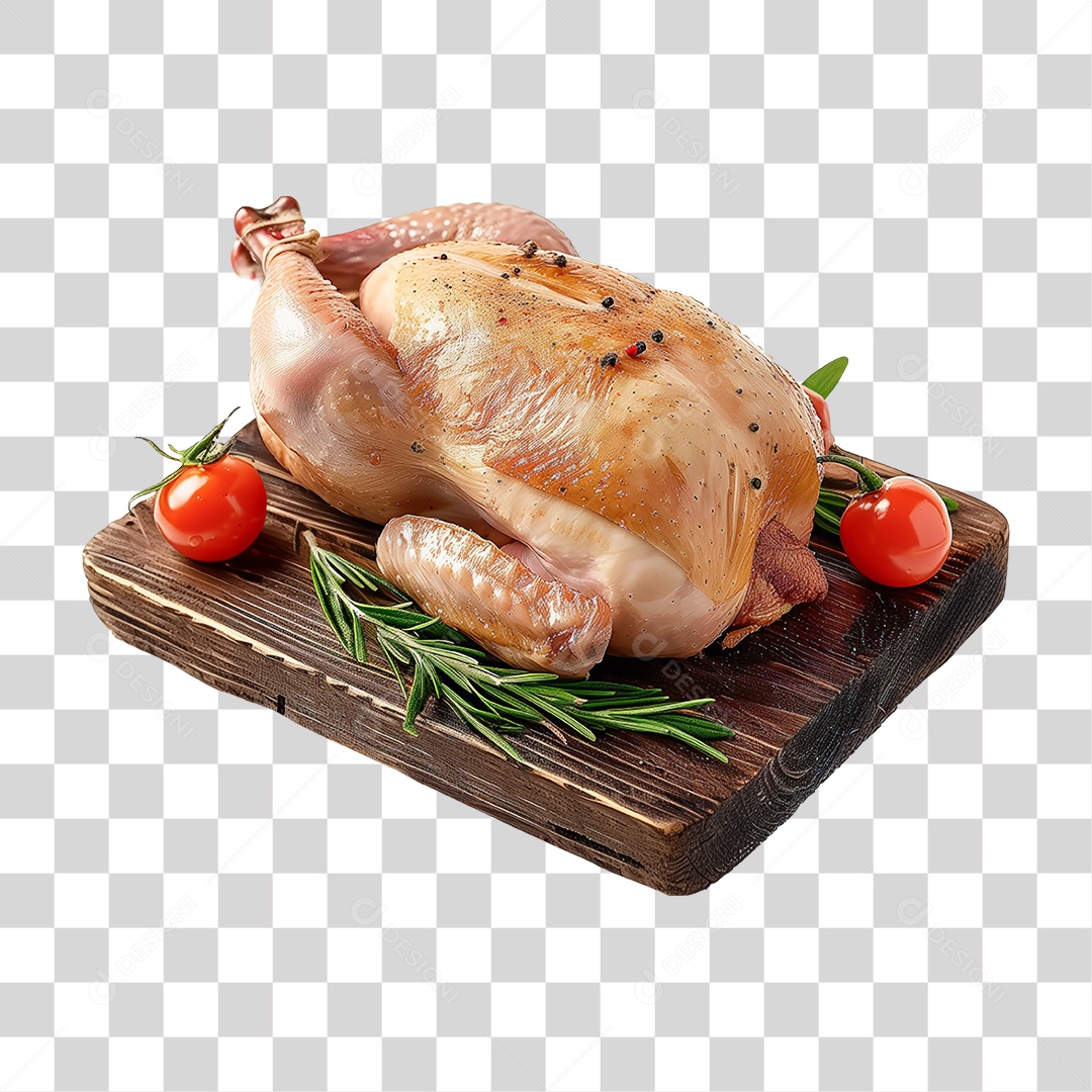 Frango Resfriado Congelado Inteiro PNG Transparente