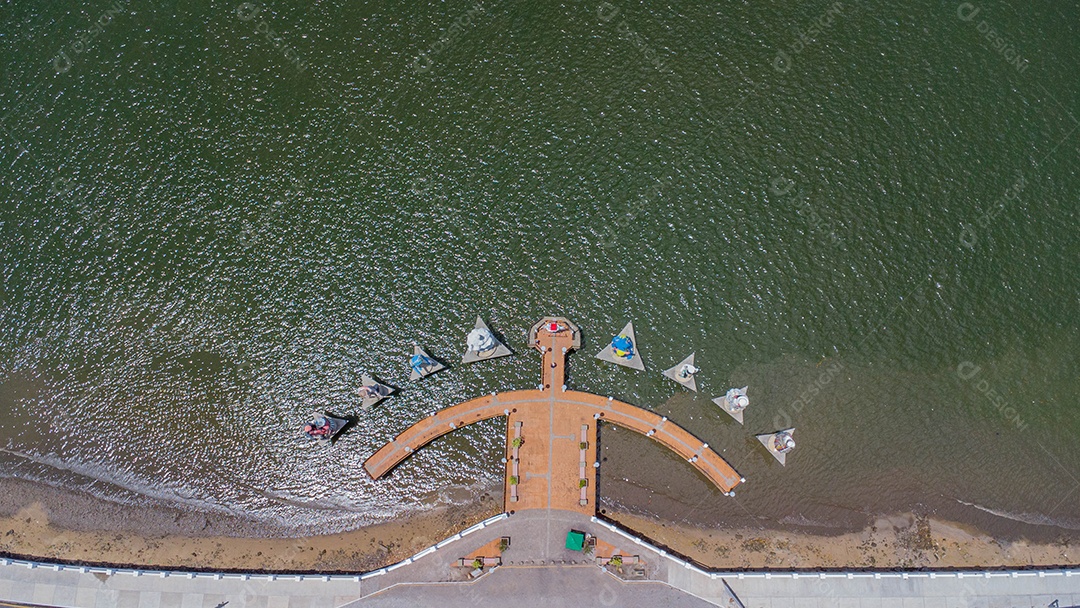Vista de cima da Lagoa da gente Sergipana