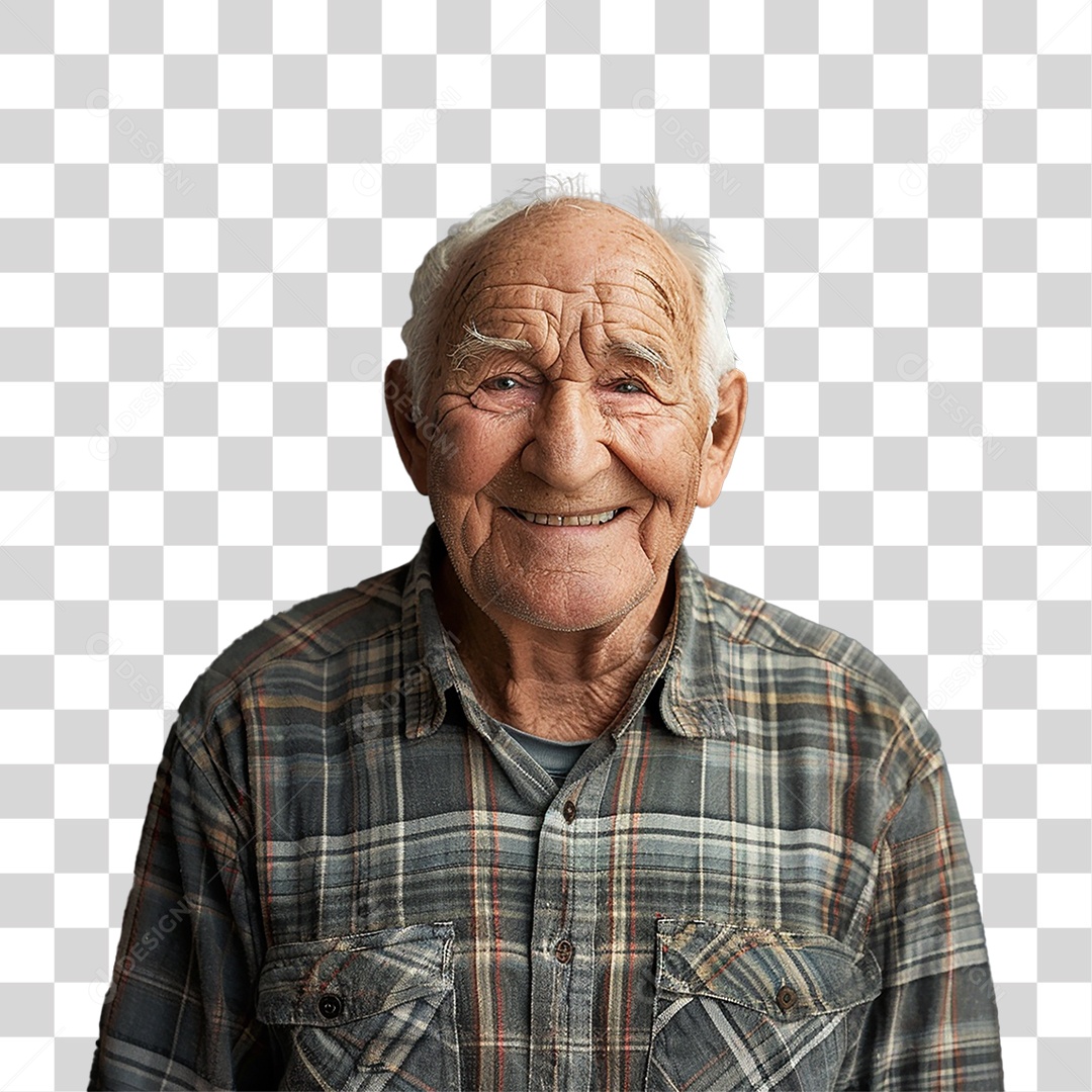 Senhor Homem Sorrindo PNG Transparente