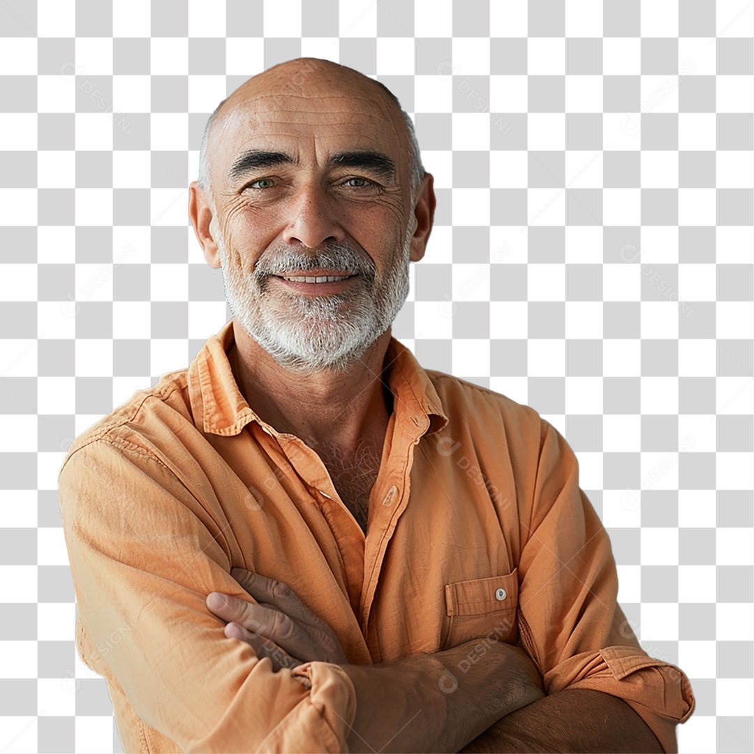 Homem Sorrindo Alegre PNG Transparente