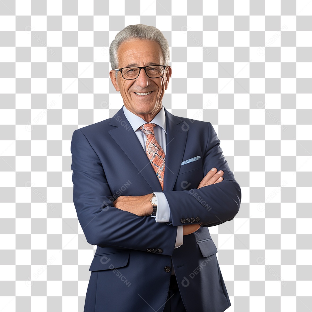Homem de Terno PNG Transparente