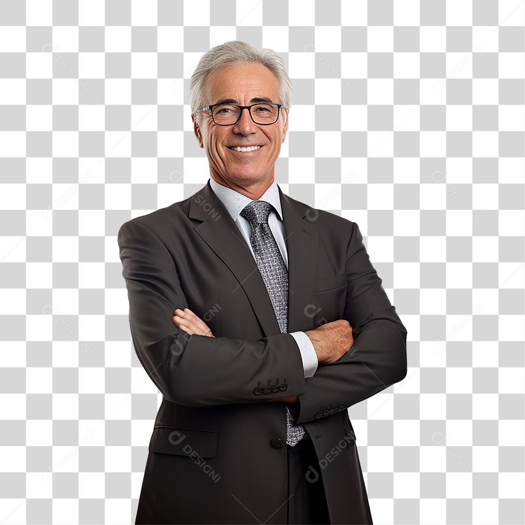 Homem de Terno PNG Transparente