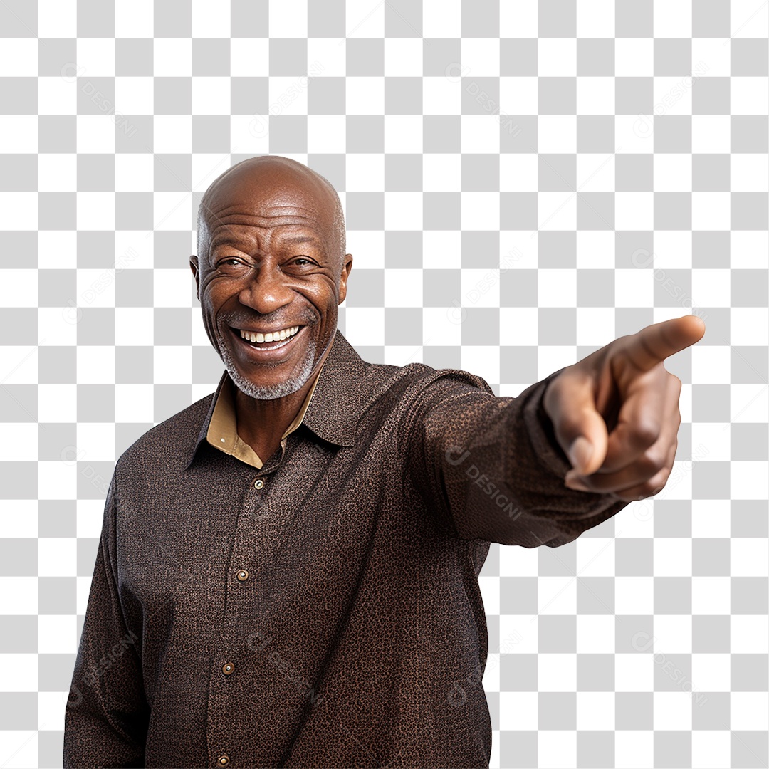 Homem Apontando PNG Transparente