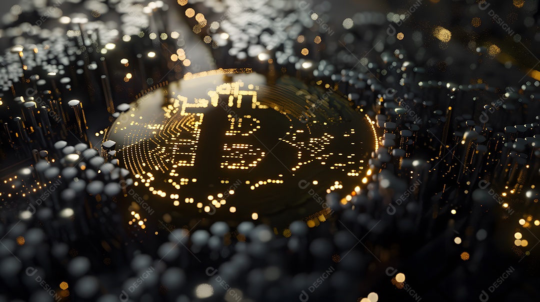 Moeda criptografada bitcoin