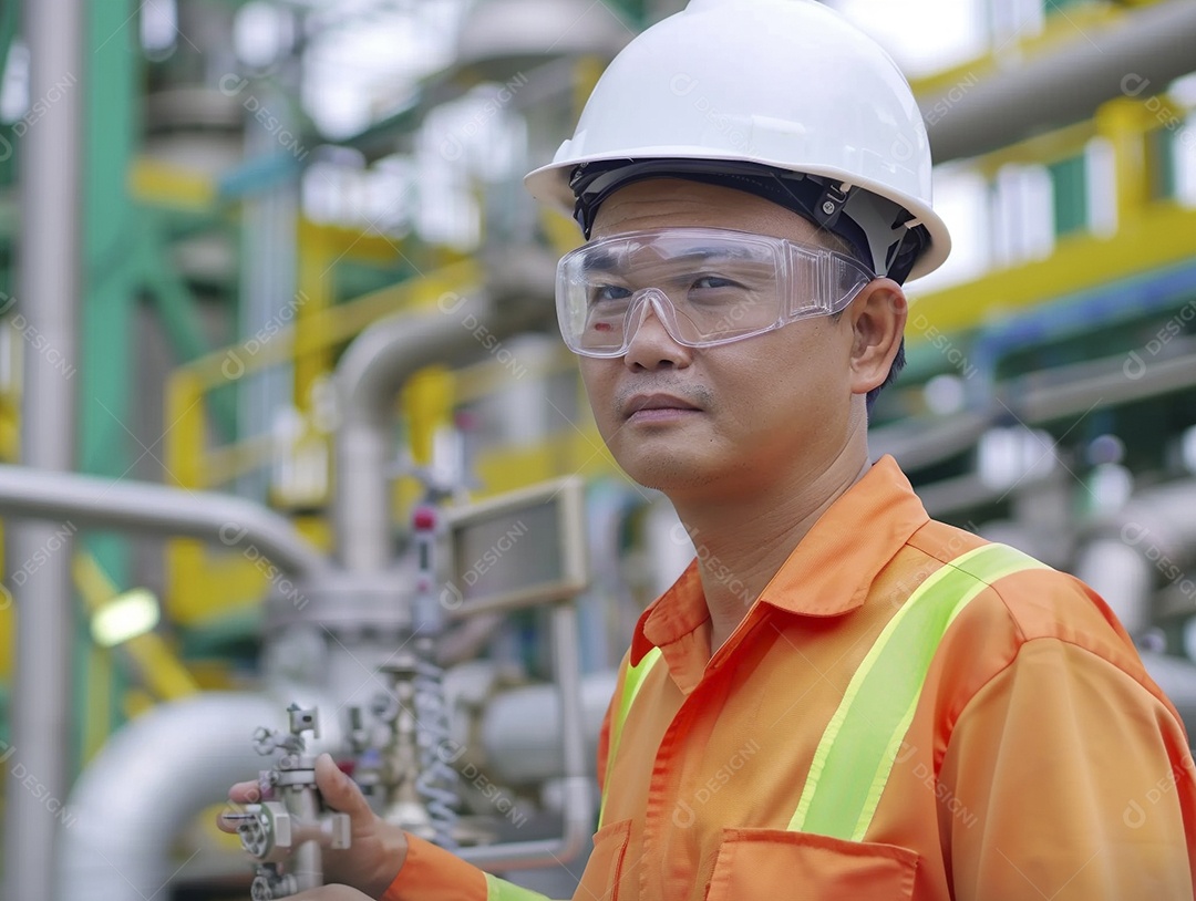 Trabalhadores de fábricas da indústria química