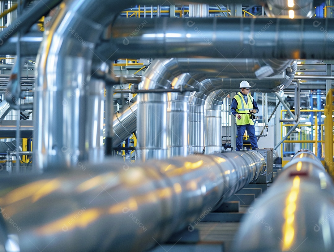 Trabalhadores de fábricas da indústria química