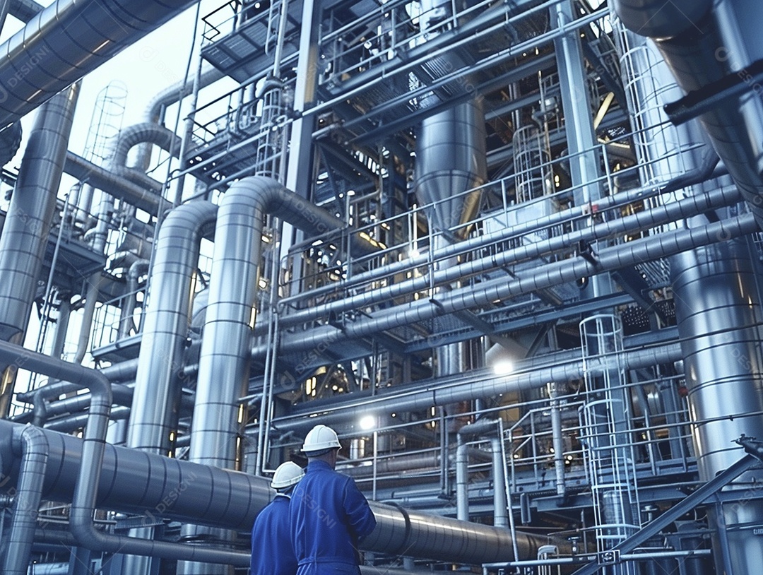 Trabalhadores de fábricas da indústria química