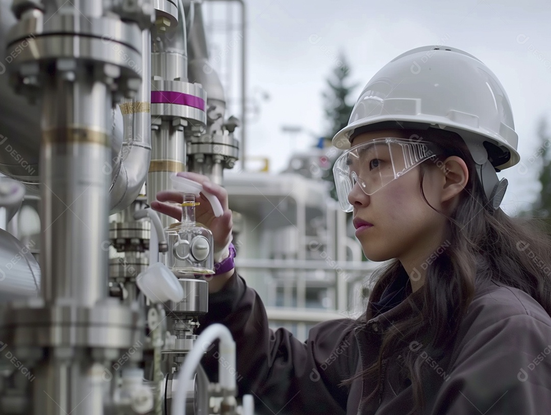 Trabalhadores de fábricas da indústria química