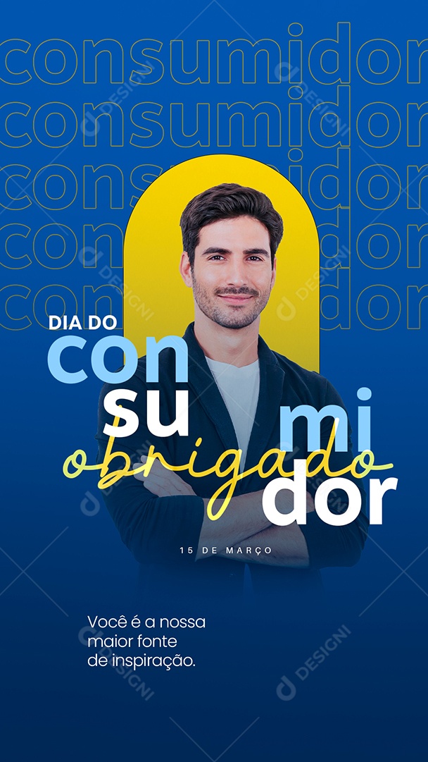 Story Dia Do Consumidor 15 de Março Obrigado Social Media PSD Editável