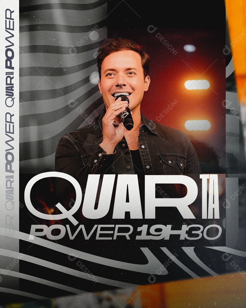 Gospel Quarta Power Social Media PSD Editável