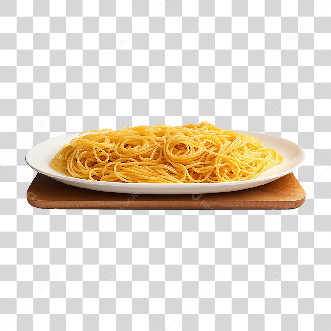 Prato de Macarronada PNG Transparente