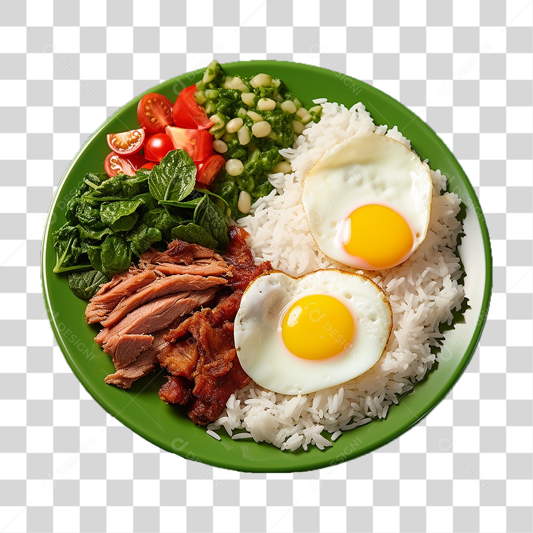 Prato de Refeição em Restaurante PNG Transparente