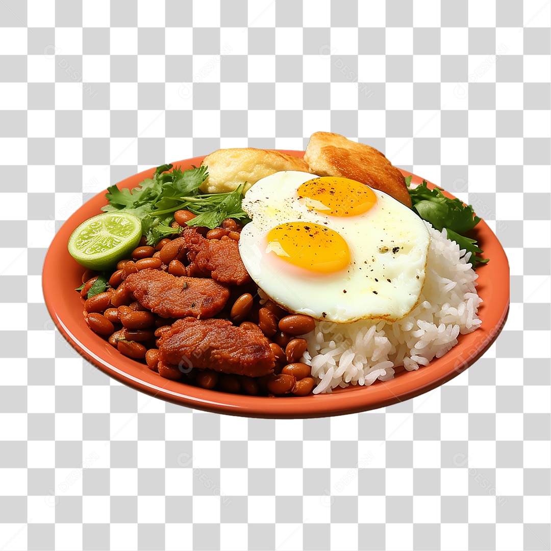 Prato de Refeição em Restaurante PNG Transparente
