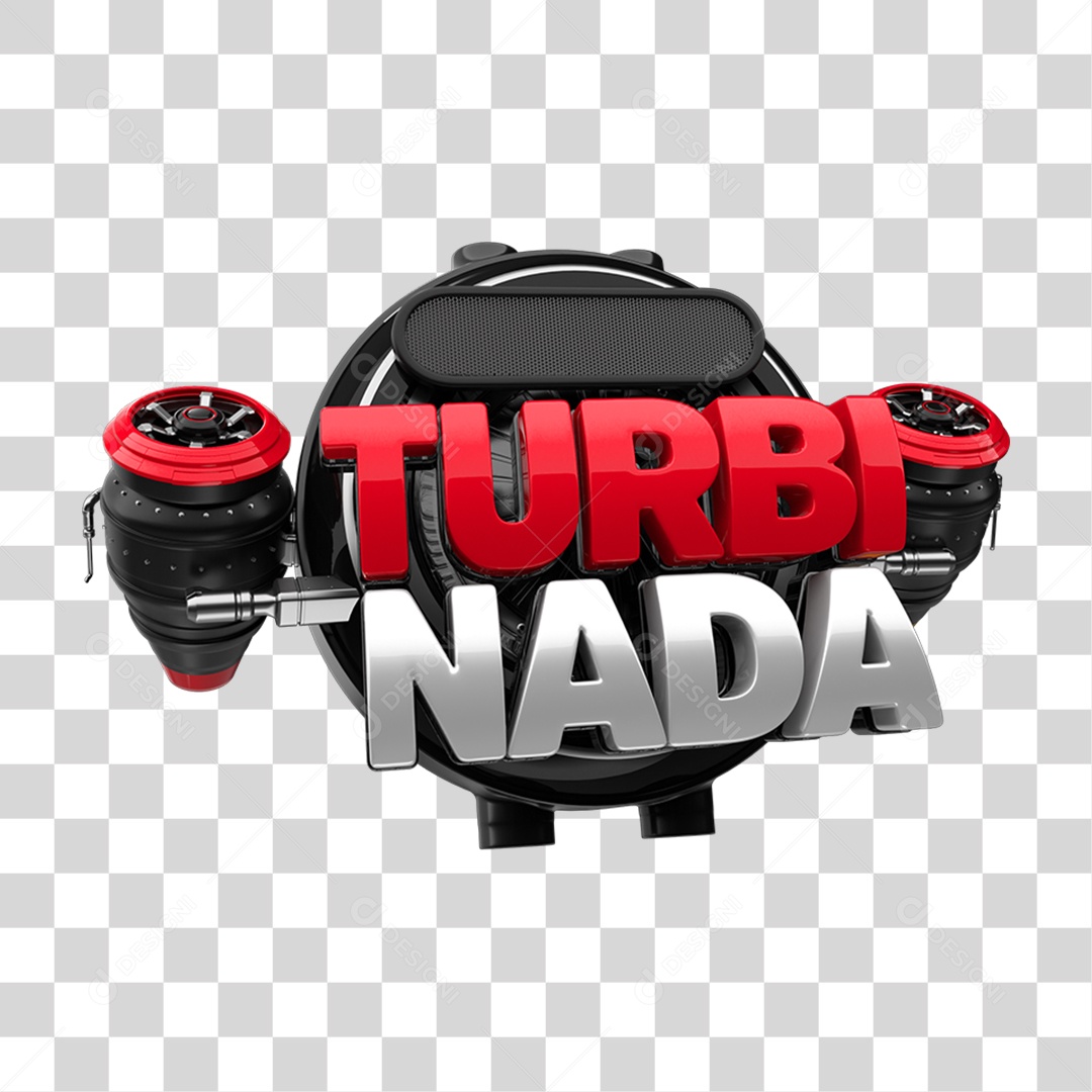 Selo 3D Sexta Feira Turbinada PNG Transparente