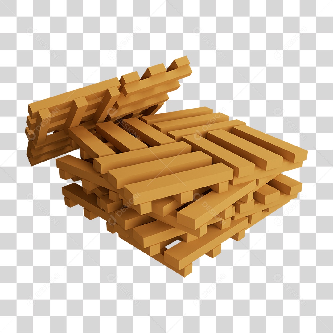 Pilha de Palites PNG Transparente