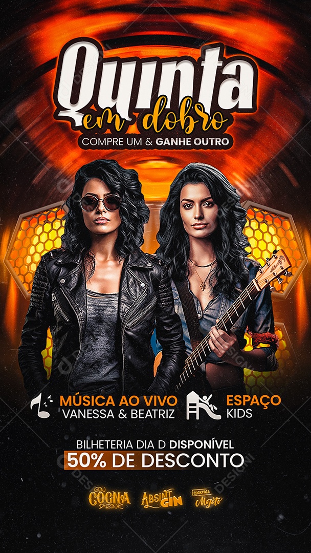 Story Flyer Quinta em Dobro Social Media PSD Editável