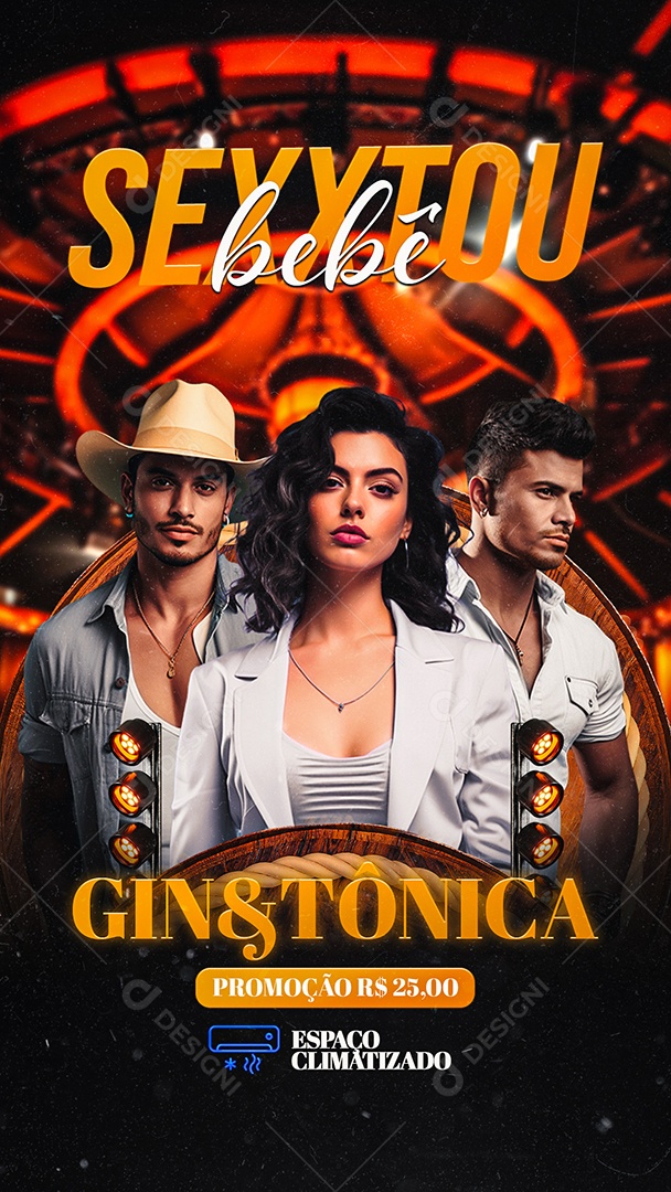 Story Flyer Sexxtou Bebê Social Media PSD Editável