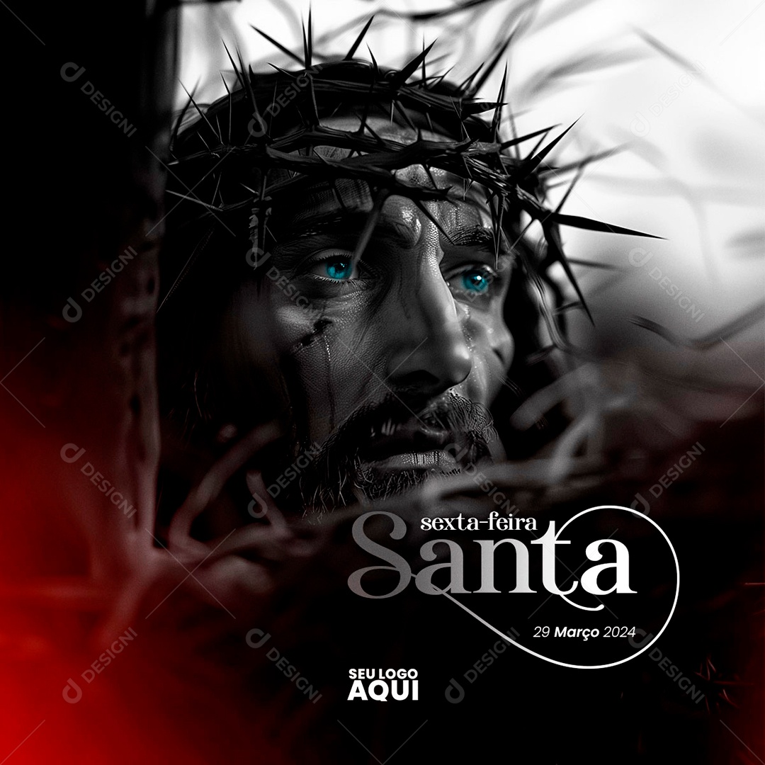 Semana Santa Social Media PSD Editável