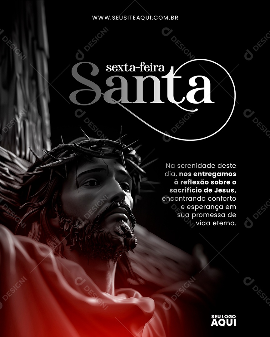 Semana Santa Social Media PSD Editável