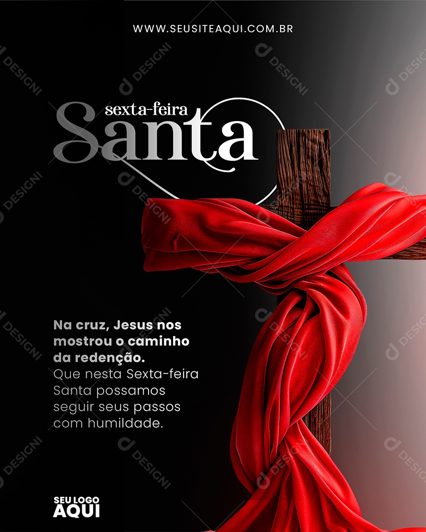 Semana Santa Social Media PSD Editável