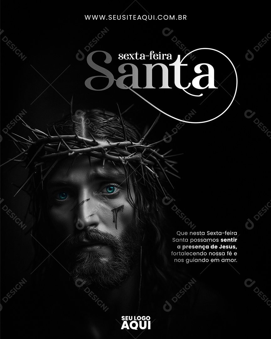 Semana Santa Social Media PSD Editável