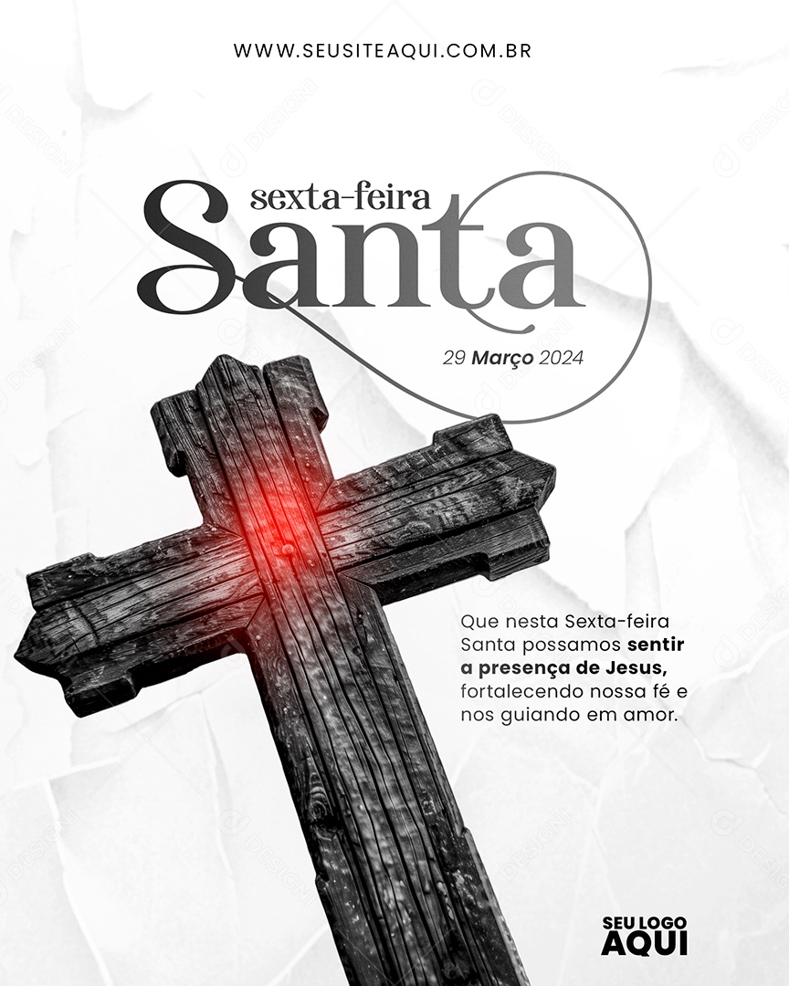 Semana Santa Social Media PSD Editável