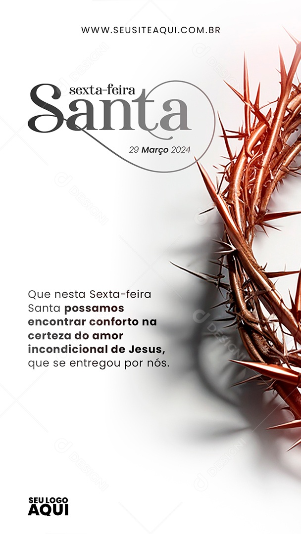 Semana Santa Social Media PSD Editável