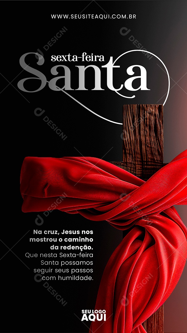 Semana Santa Social Media PSD Editável