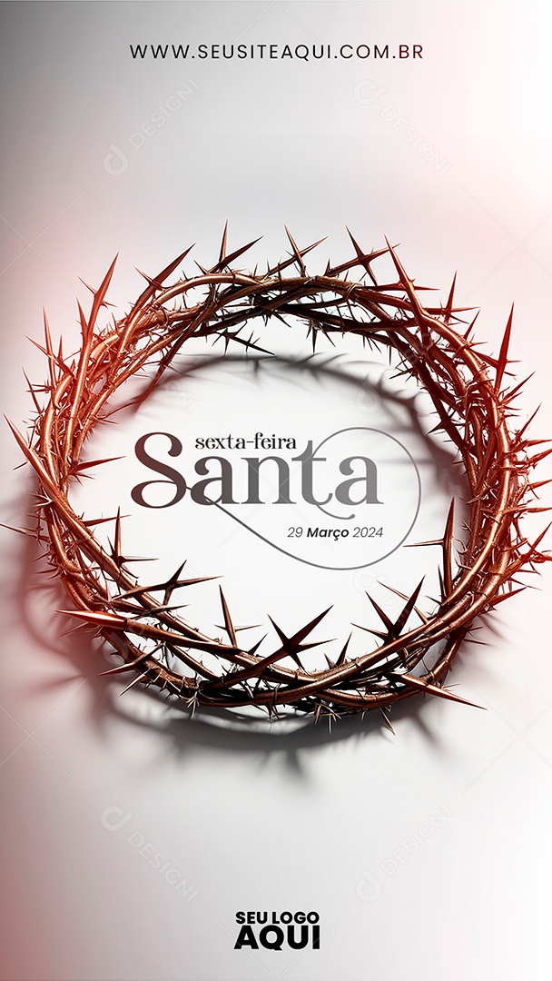 Semana Santa Social Media PSD Editável