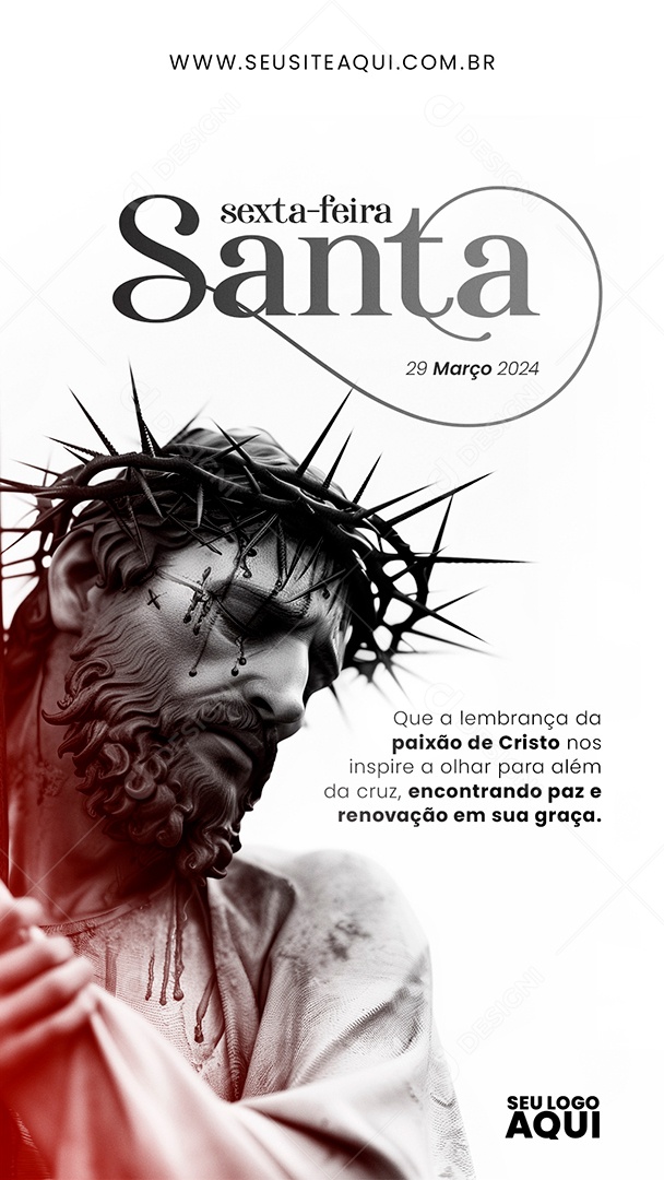 Semana Santa Social Media PSD Editável