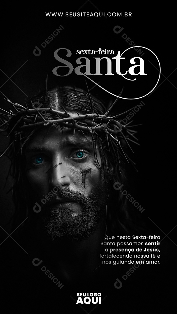 Semana Santa Social Media PSD Editável