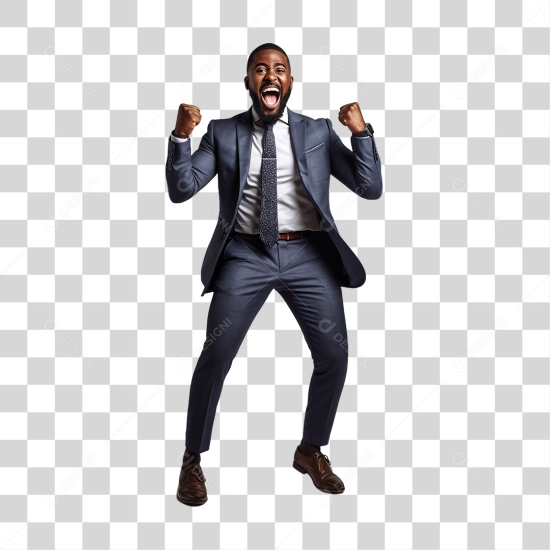 Homem Empresário de Terno PNG Transparente