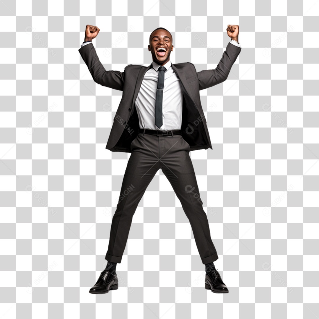 Homem Empresário de Terno PNG Transparente