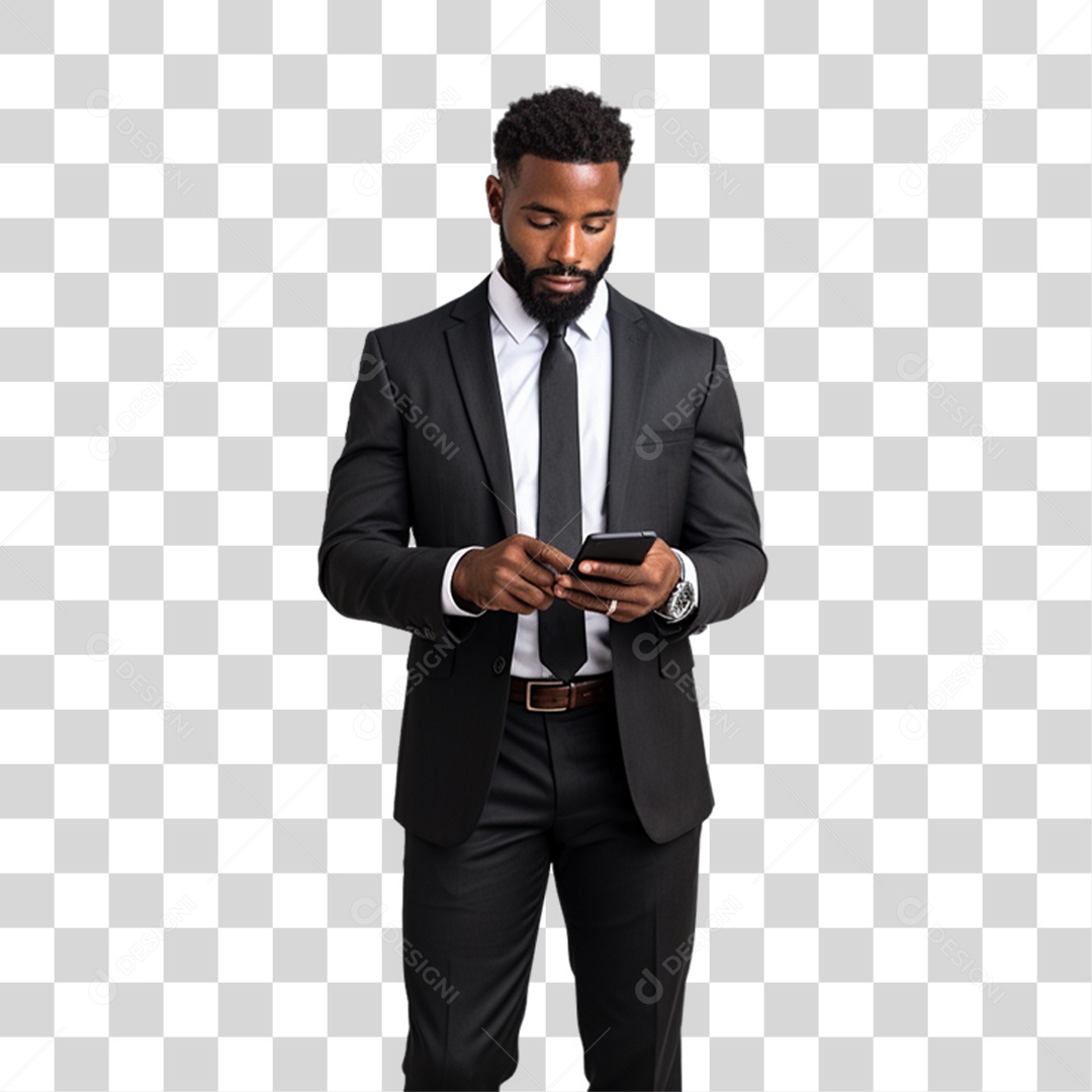 Homem Empresário de Terno PNG Transparente