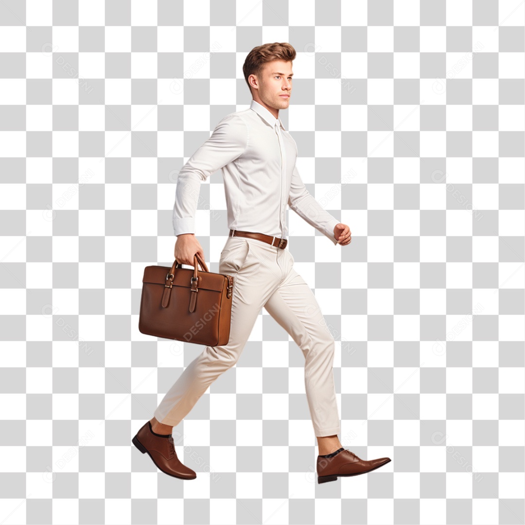 Homem Empresário de Terno PNG Transparente