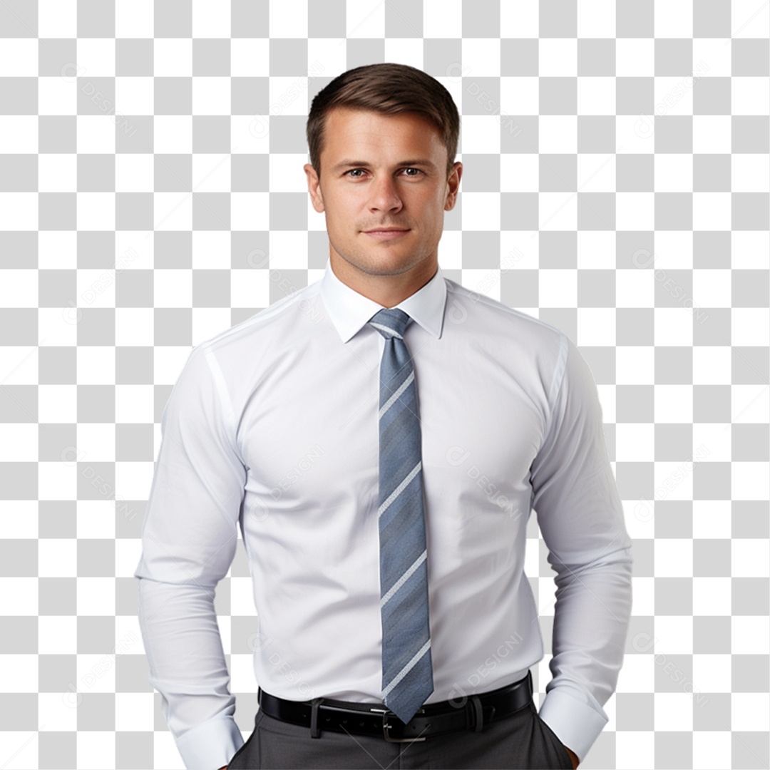 Homem Empresário PNG Transparente