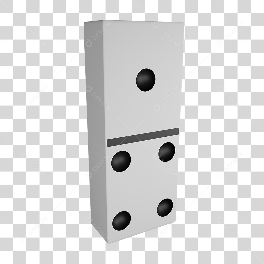 Peça Dominó PNG Transparente