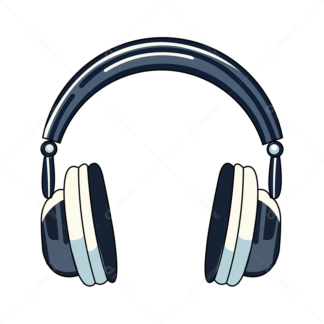 Headphone Ilustração Vetor EPS