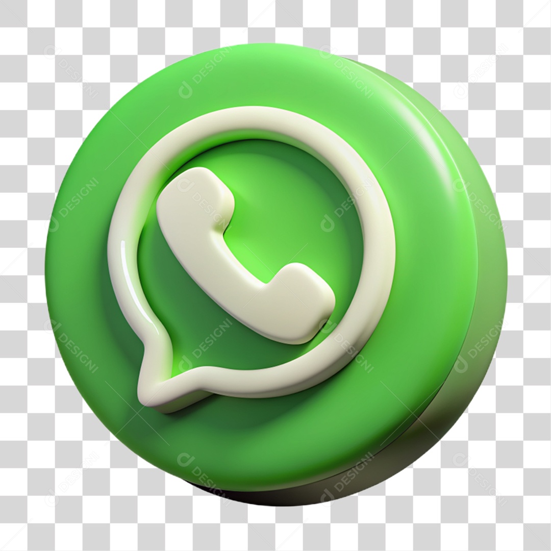 Ícone WhatsApp Símbolo PNG Transparente
