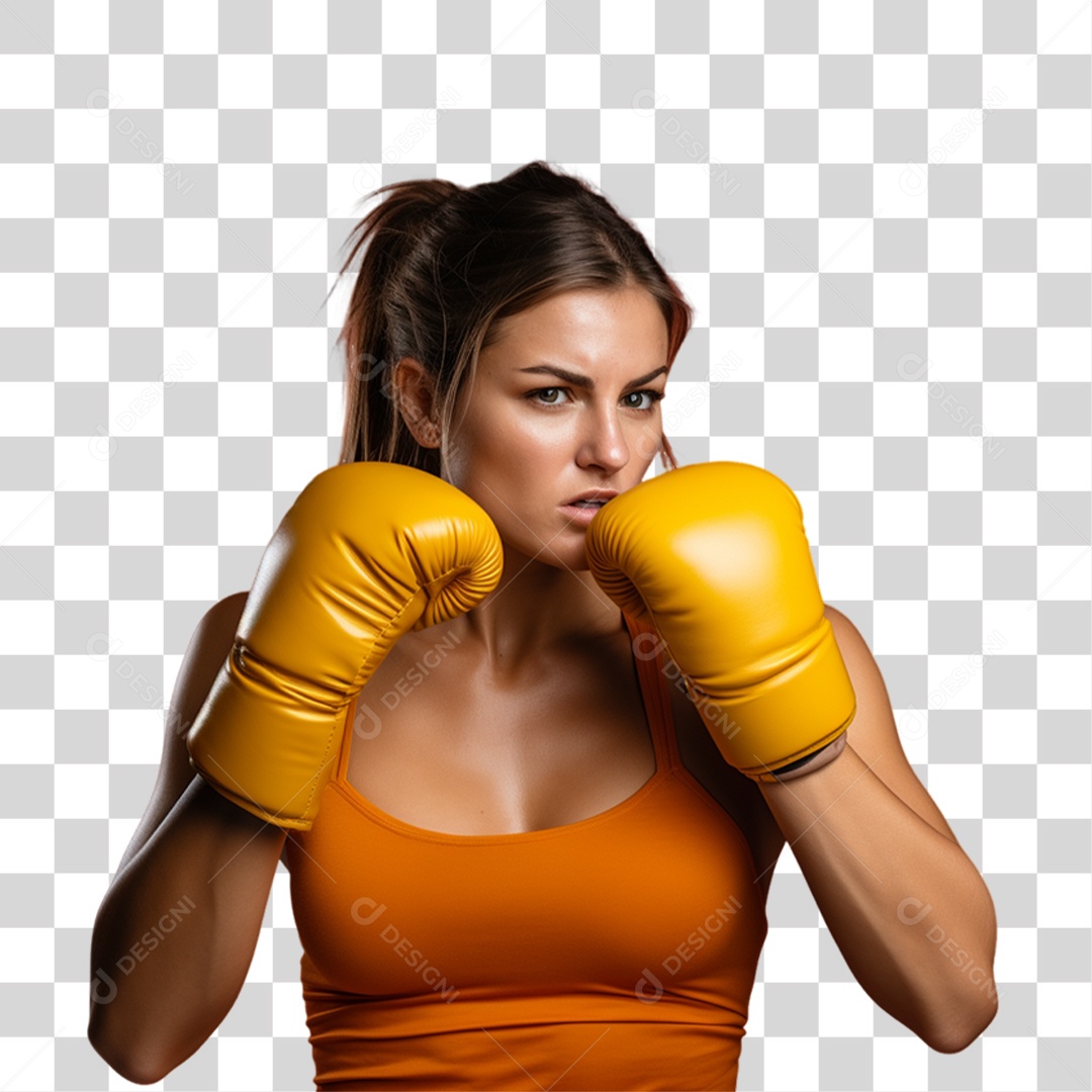 Lutadora Lutas PNG Transparente