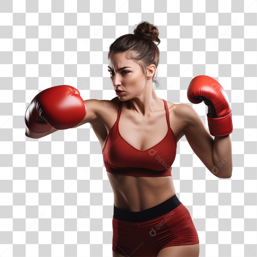 Lutadora Lutas PNG Transparente