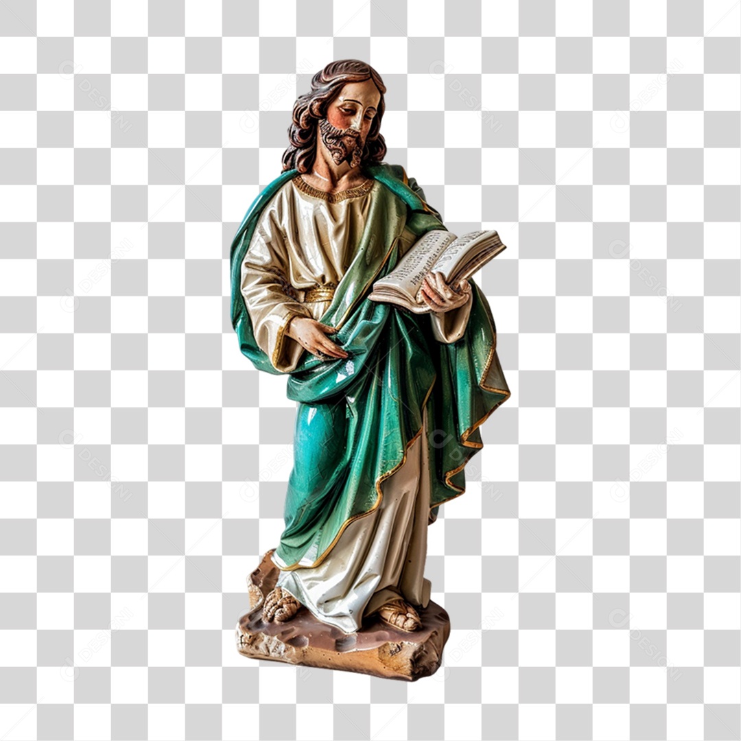 Imagem Desenho Estátua Semelhante a Jesus Cristo PNG Transparente