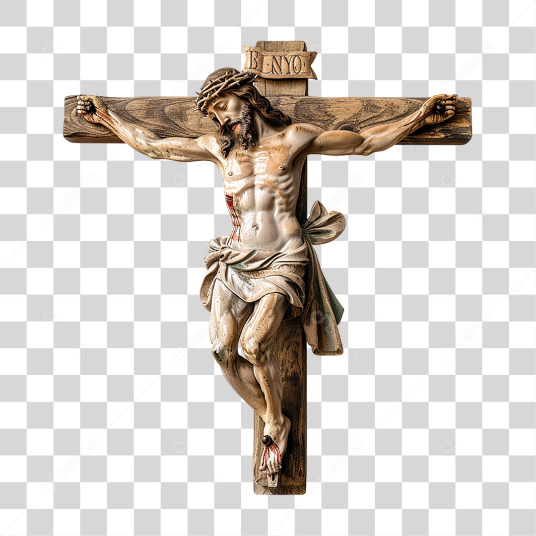 Imagem Desenho Estátua Semelhante a Jesus Cristo PNG Transparente