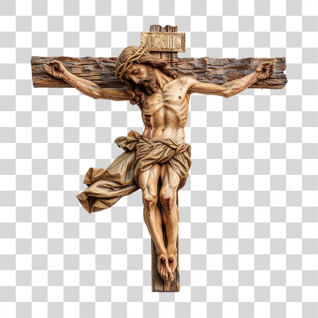 Imagem Desenho Estátua Semelhante a Jesus Cristo PNG Transparente