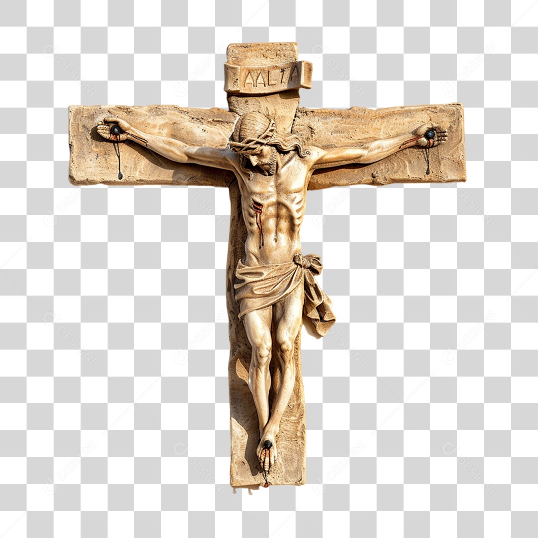 Imagem Desenho Estátua Semelhante a Jesus Cristo PNG Transparente